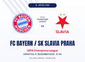 Plakat FC Bayern vs SK Slavia Praha Champions League 2026