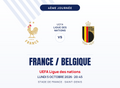 Affiche France vs Belgique Ligue des Nations 2026