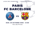 Affiche PSG vs FC Barcelone Champions League 2026